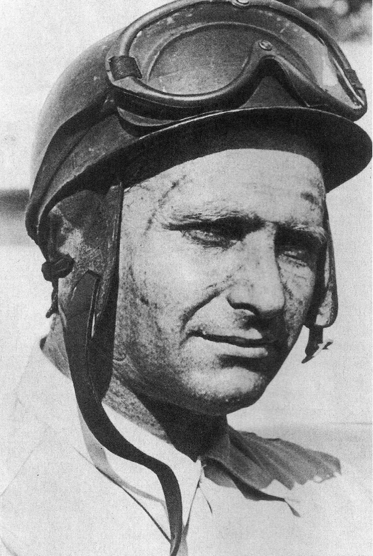 Porträt von Juan Manuel Fangio (1911–1995) – Gedenkseite