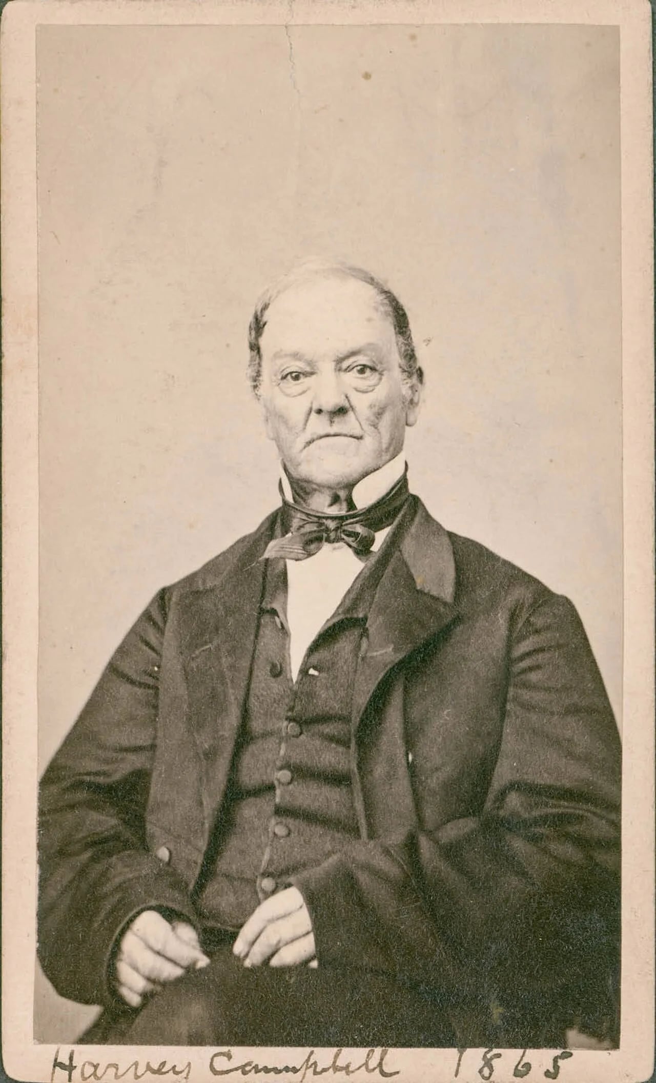 Porträt von Harvey Campbell (1792–1877) – Gedenkseite