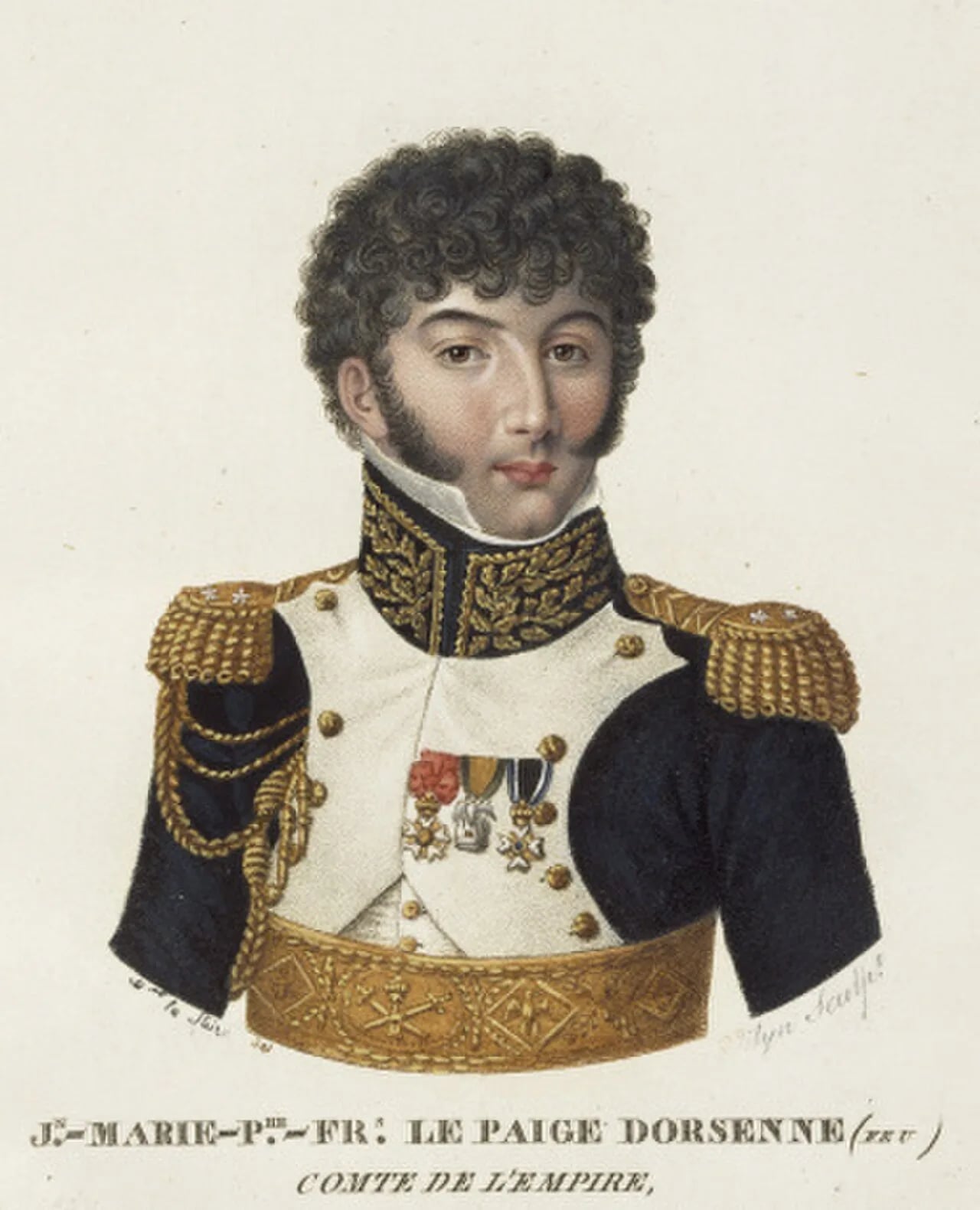 Porträt von Jean-Marie Dorsenne (1771–1812) – Gedenkseite