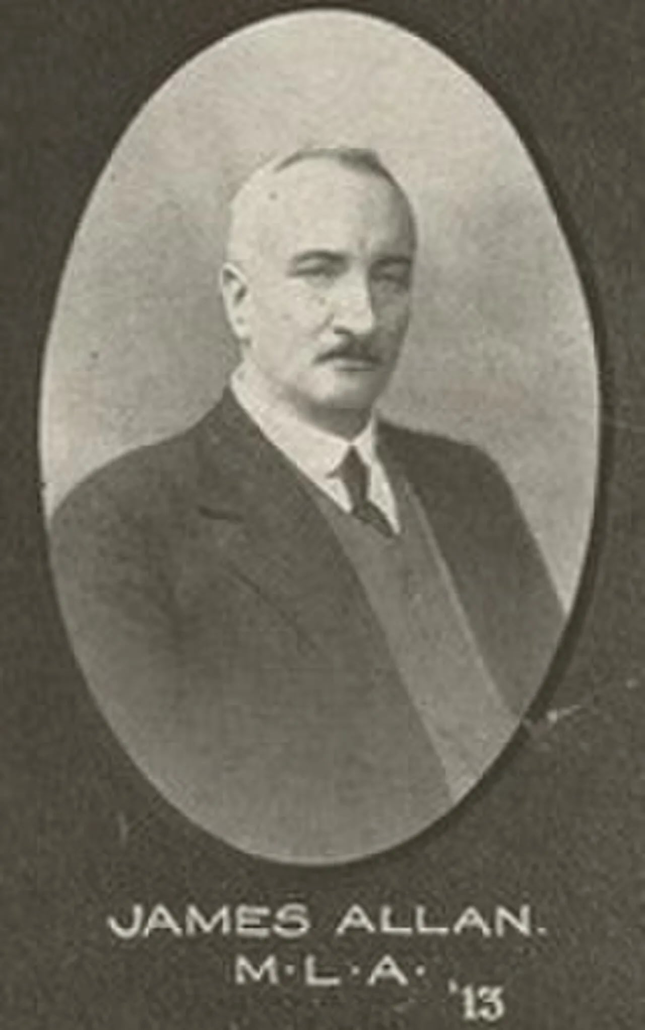 Porträt von James Allan (1856–1938) – Gedenkseite