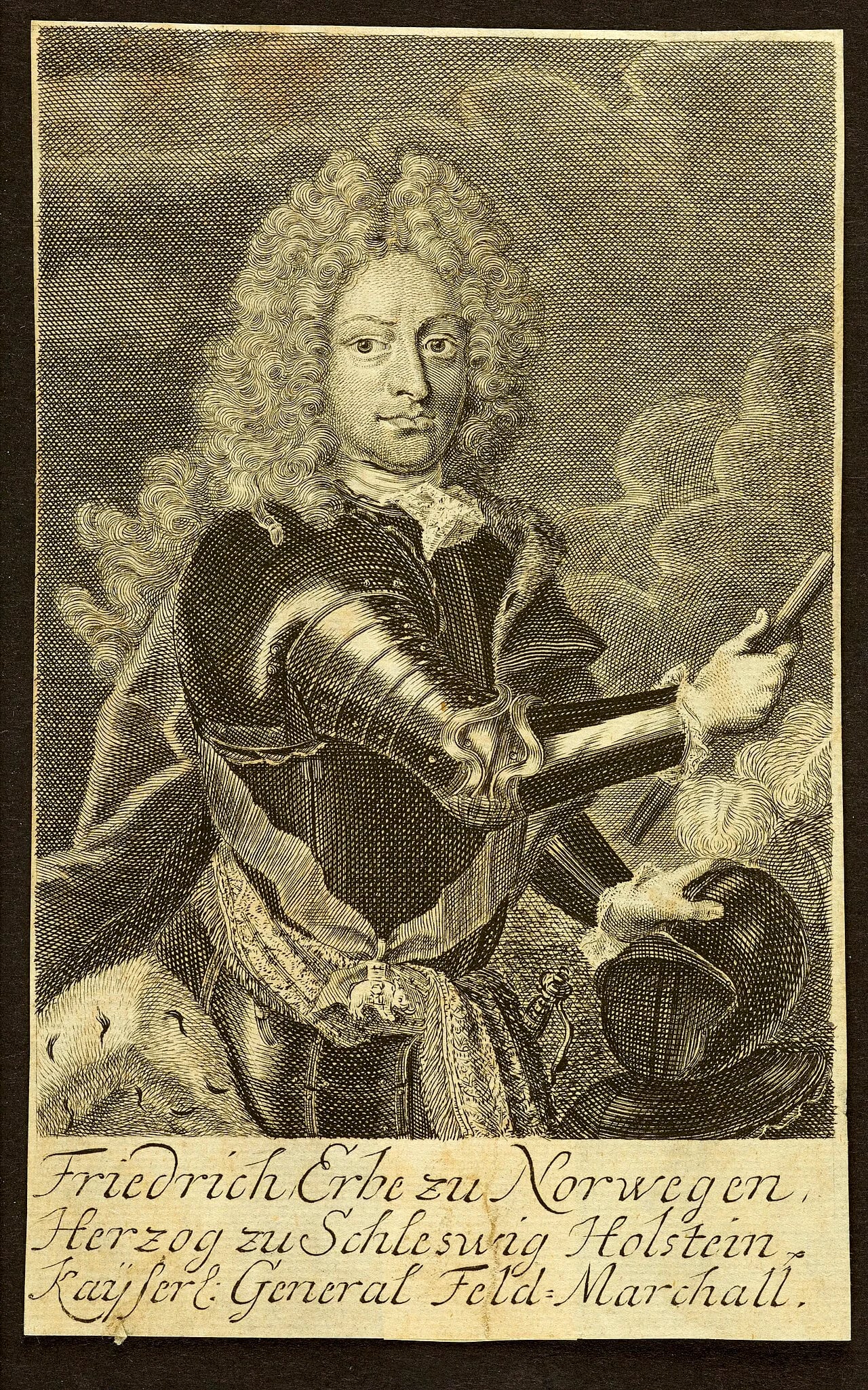 Porträt von Friedrich (Schleswig-Holstein-Sonderburg-Wiesenburg) (1652–1724) – Gedenkseite