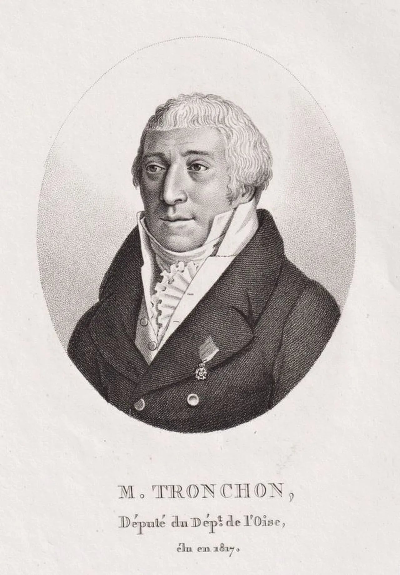 Porträt von Nicolas Charles Tronchon (1759–1828) – Gedenkseite