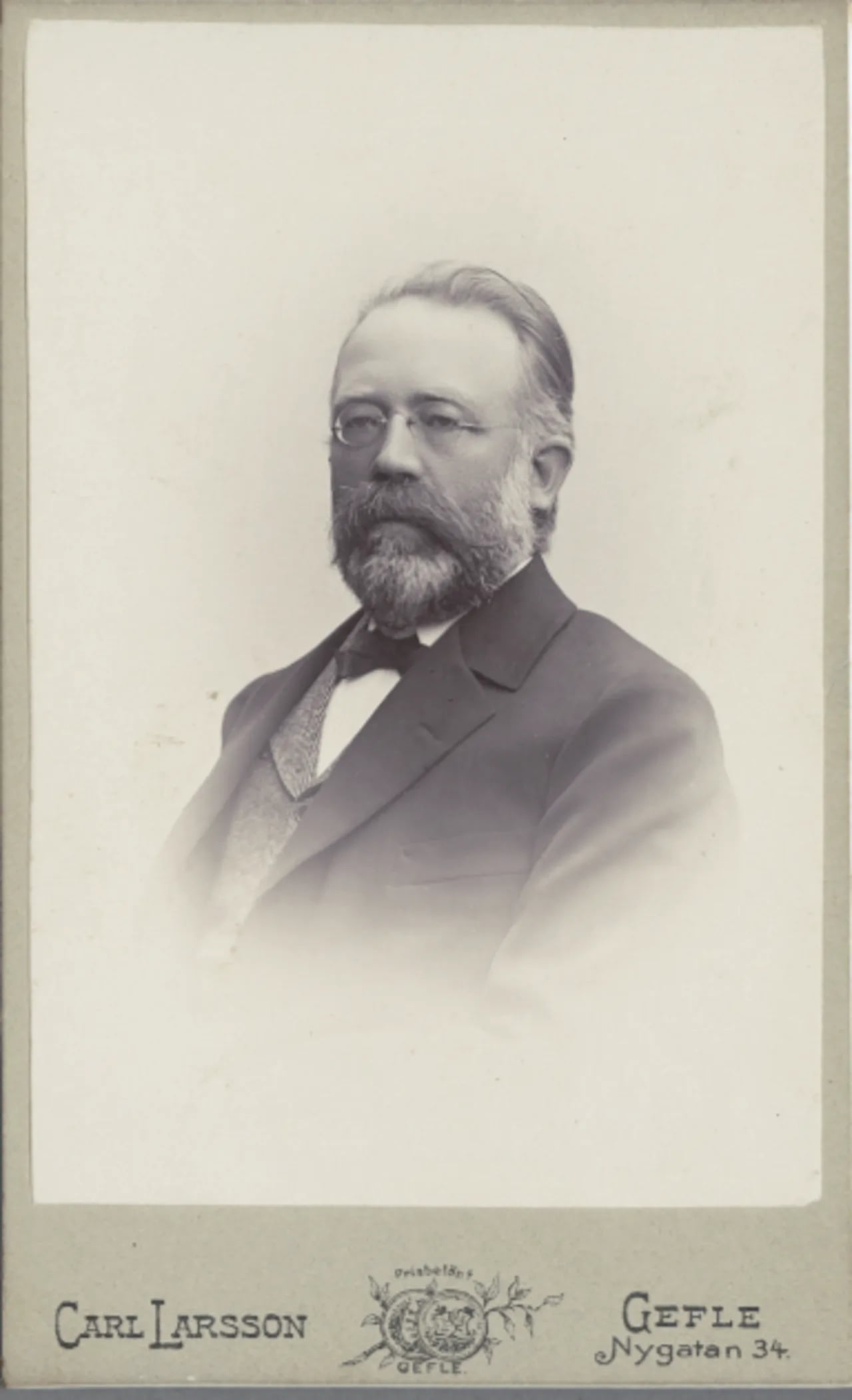 Porträt von Oskar Fyhrvall (1846–1915) – Gedenkseite