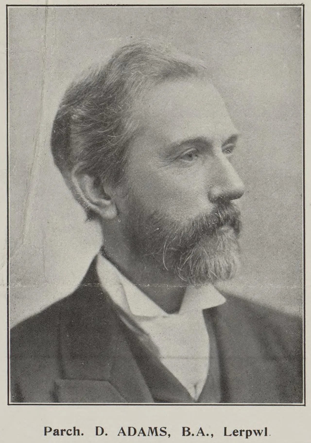 Porträt von David Adams (1845–1922) – Gedenkseite