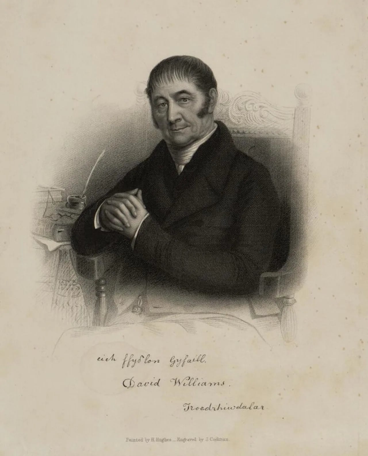Porträt von David Williams (1779–1874) – Gedenkseite