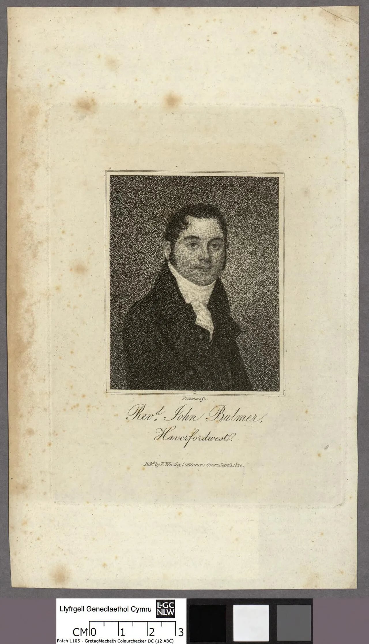 Portrait of John Bulmer (1784–1857) – memorial page