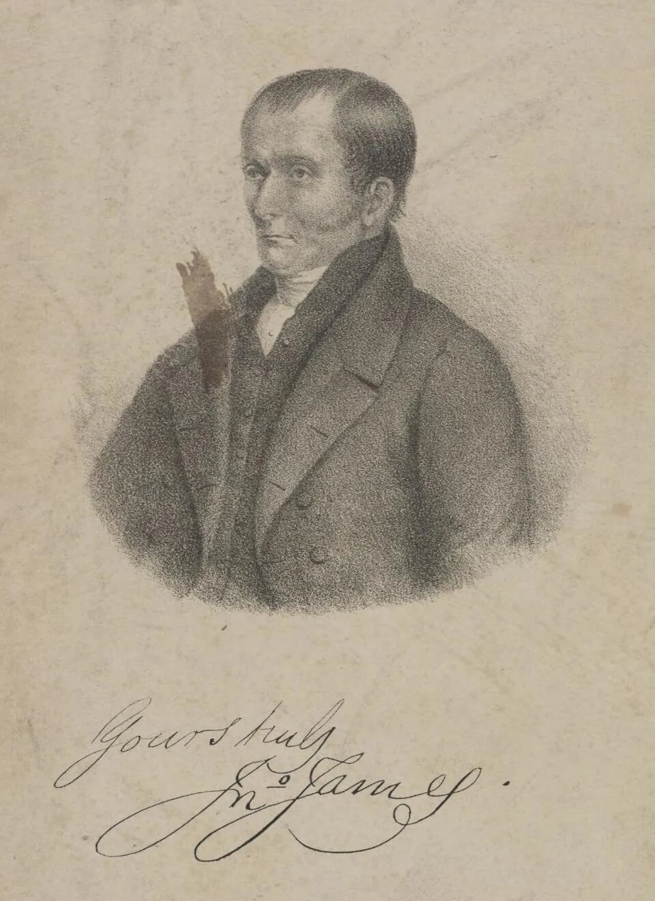 Porträt von John James (1777–1848) – Gedenkseite