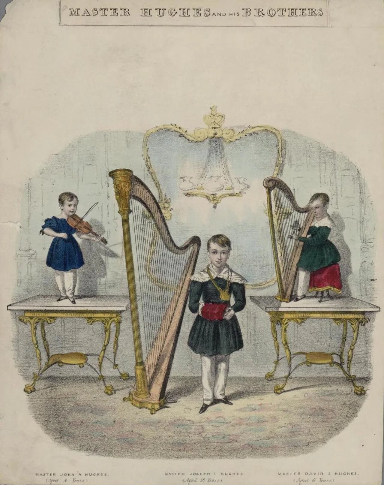 Porträt von Joseph Tudor Hughes (1827–1841) – Gedenkseite