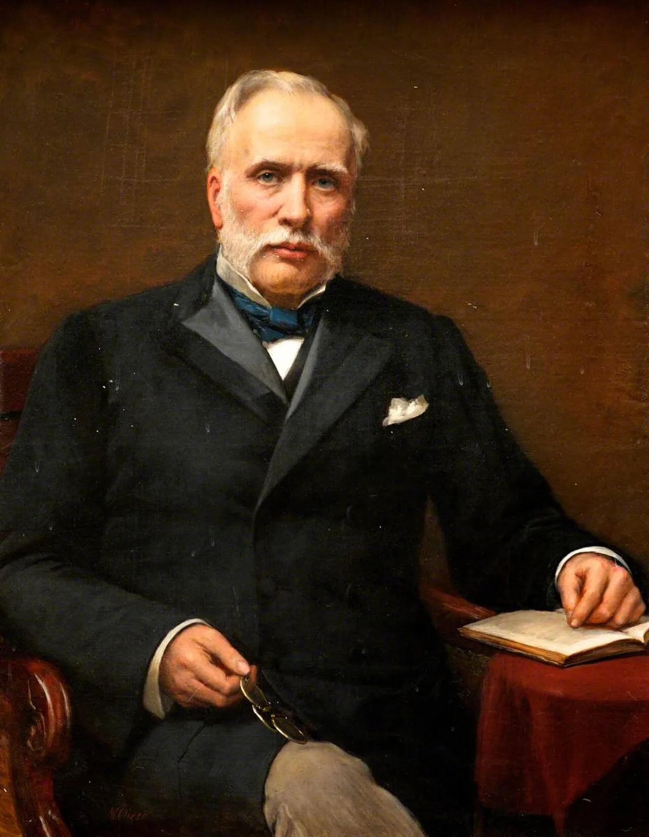 Porträt von Stephen Evans (1818–1905) – Gedenkseite