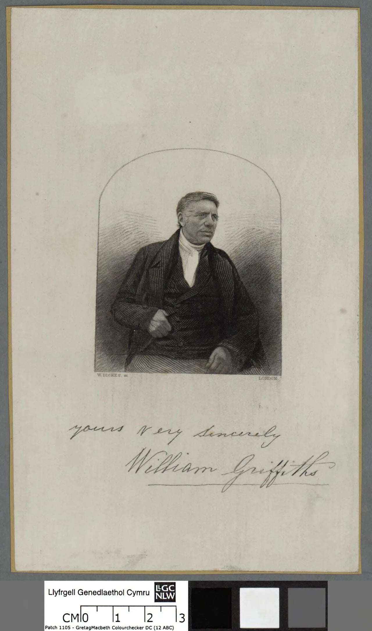 Portrait of William Griffiths (1788–1861) – memorial page