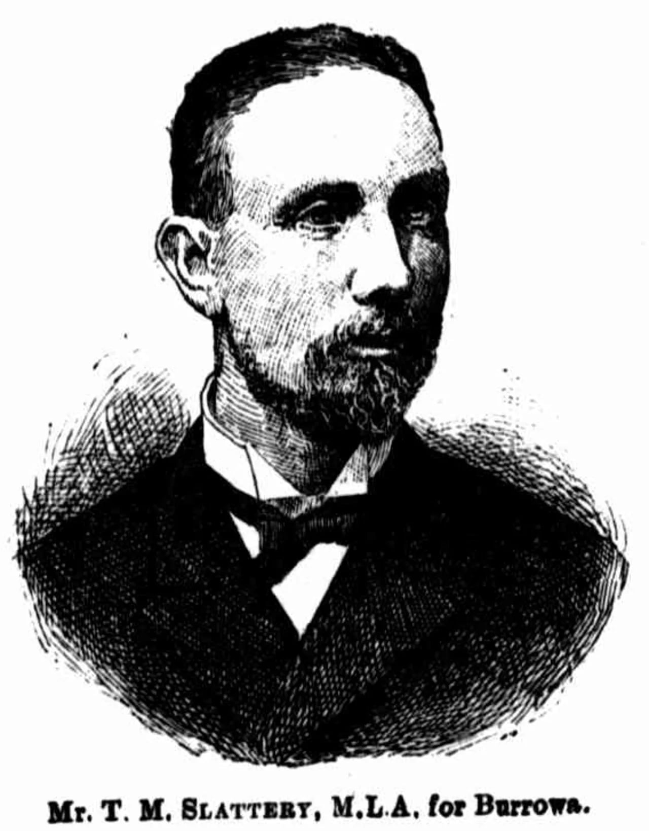 Porträt von Thomas Slattery (1844–1920) – Gedenkseite