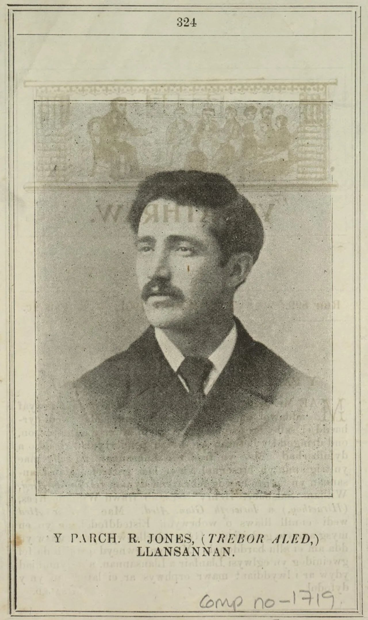 Porträt von Robert Jones (1866–1917) – Gedenkseite