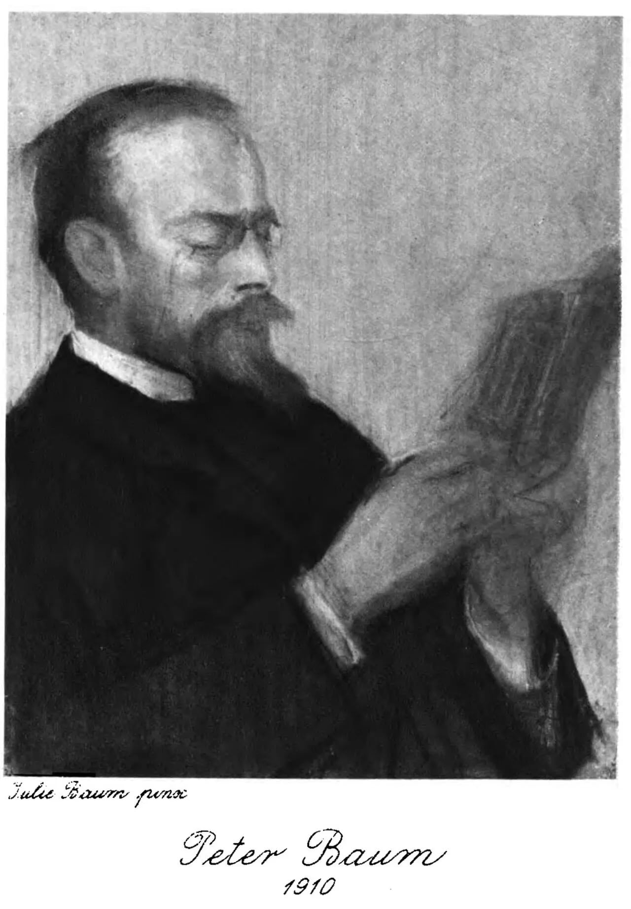 Portrait of Peter Baum (1869–1916) – memorial page