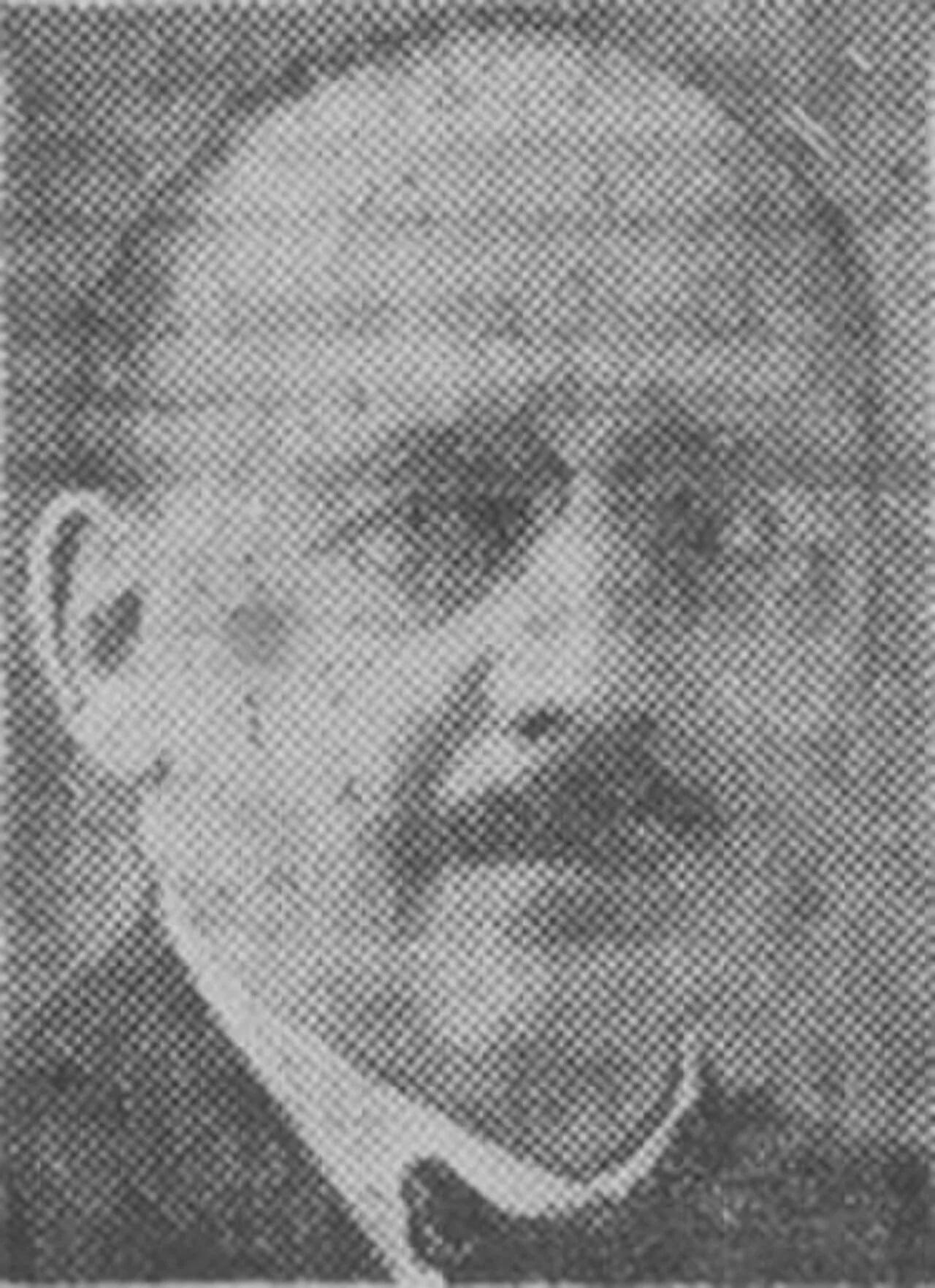 Porträt von Edward Dahlbäck (1878–1936) – Gedenkseite