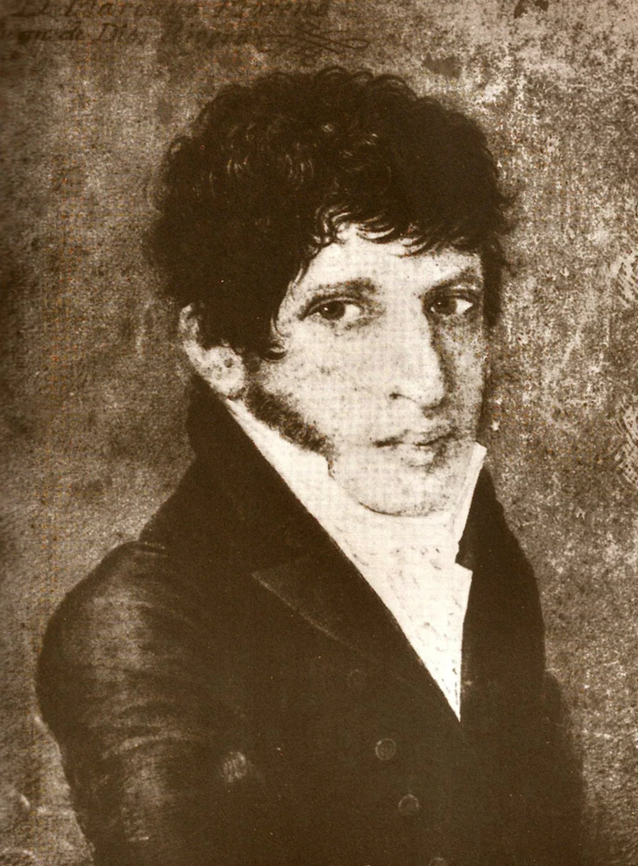Porträt von Mariano Moreno (1778–1811) – Gedenkseite