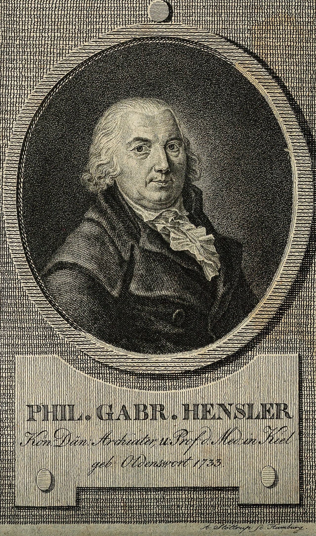 Porträt von Philipp Gabriel Hensler (1733–1805) – Gedenkseite