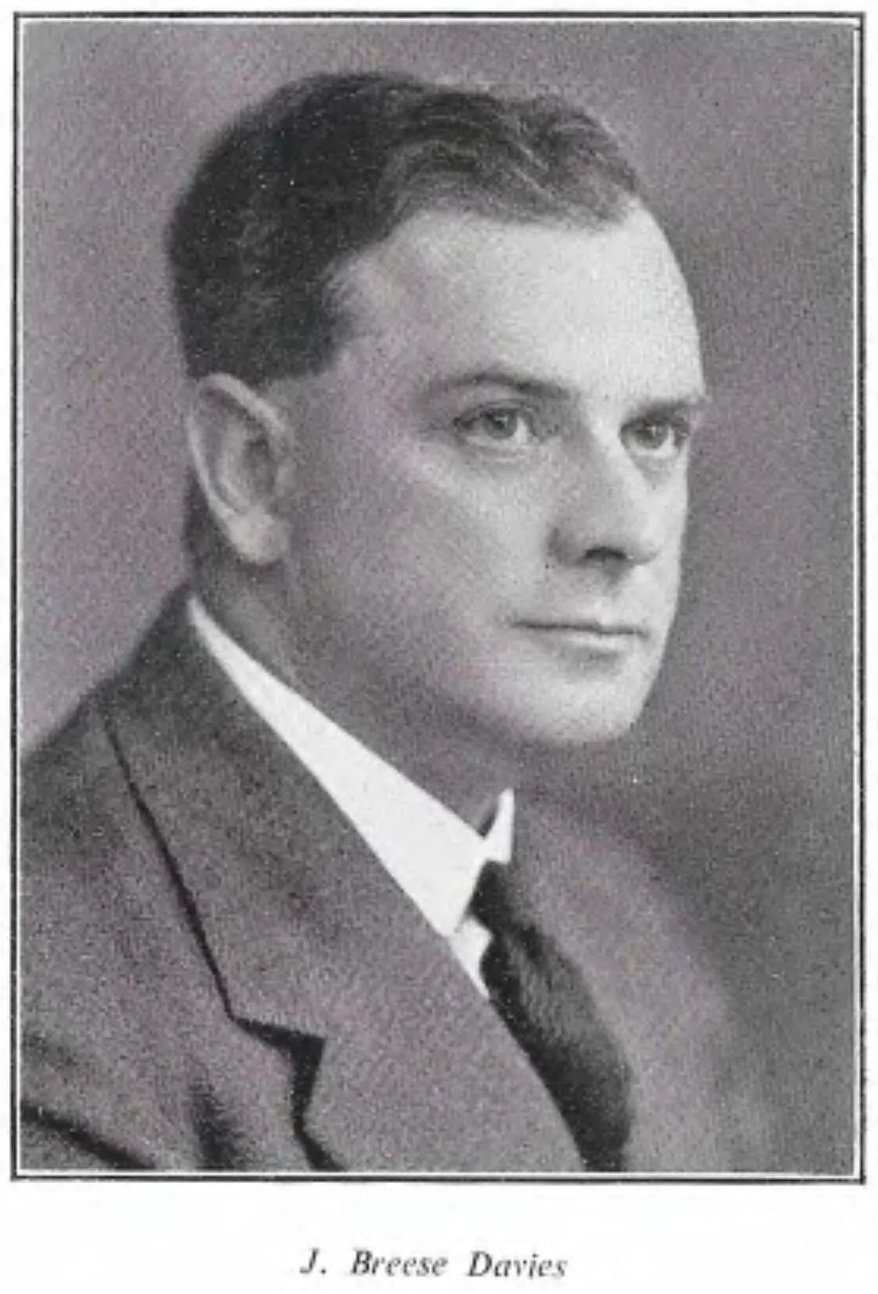 Porträt von John Breese Davies (1893–1940) – Gedenkseite