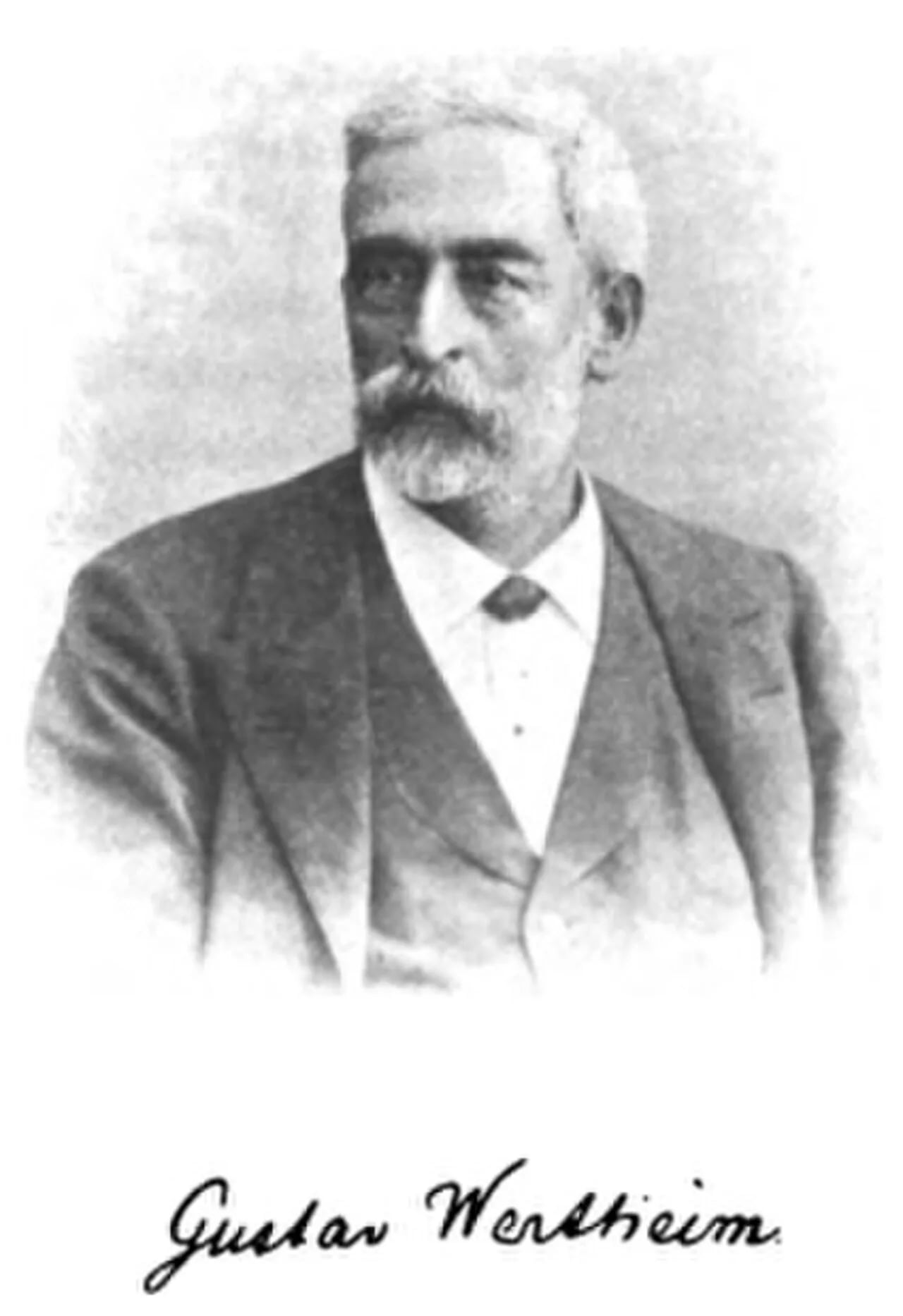 Portrait of Gustav Wertheim (1843–1902) – memorial page