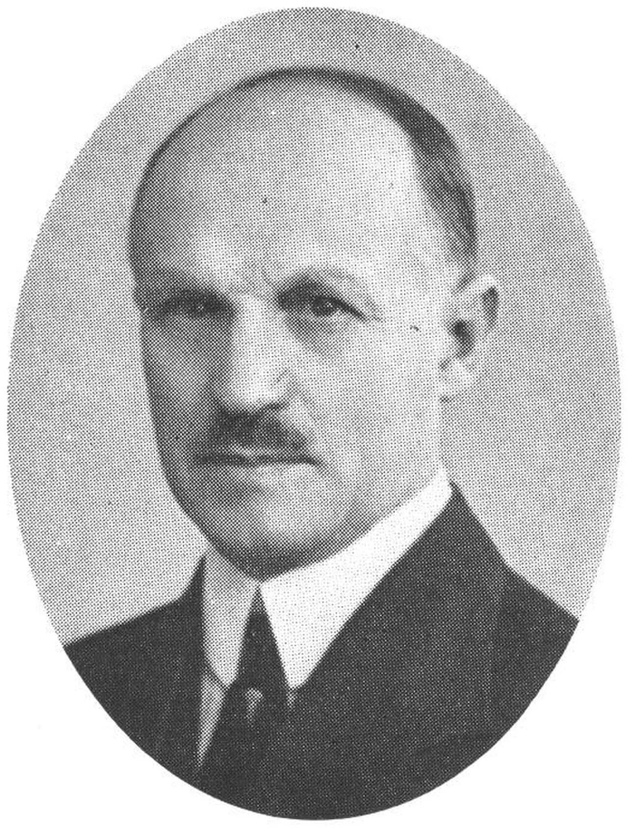 Porträt von Gösta Lindman (1878–1951) – Gedenkseite