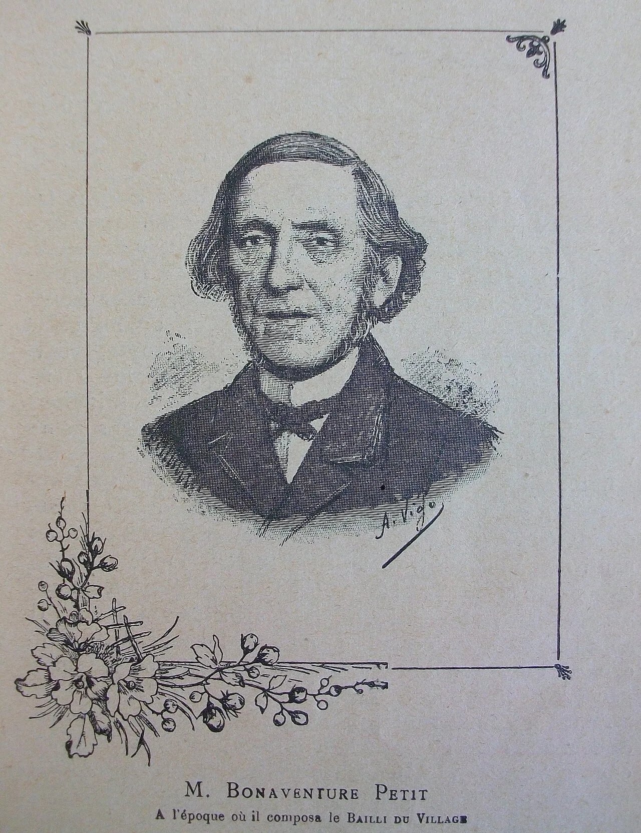Portrait of Bonaventure Petit (1811–1901) – memorial page