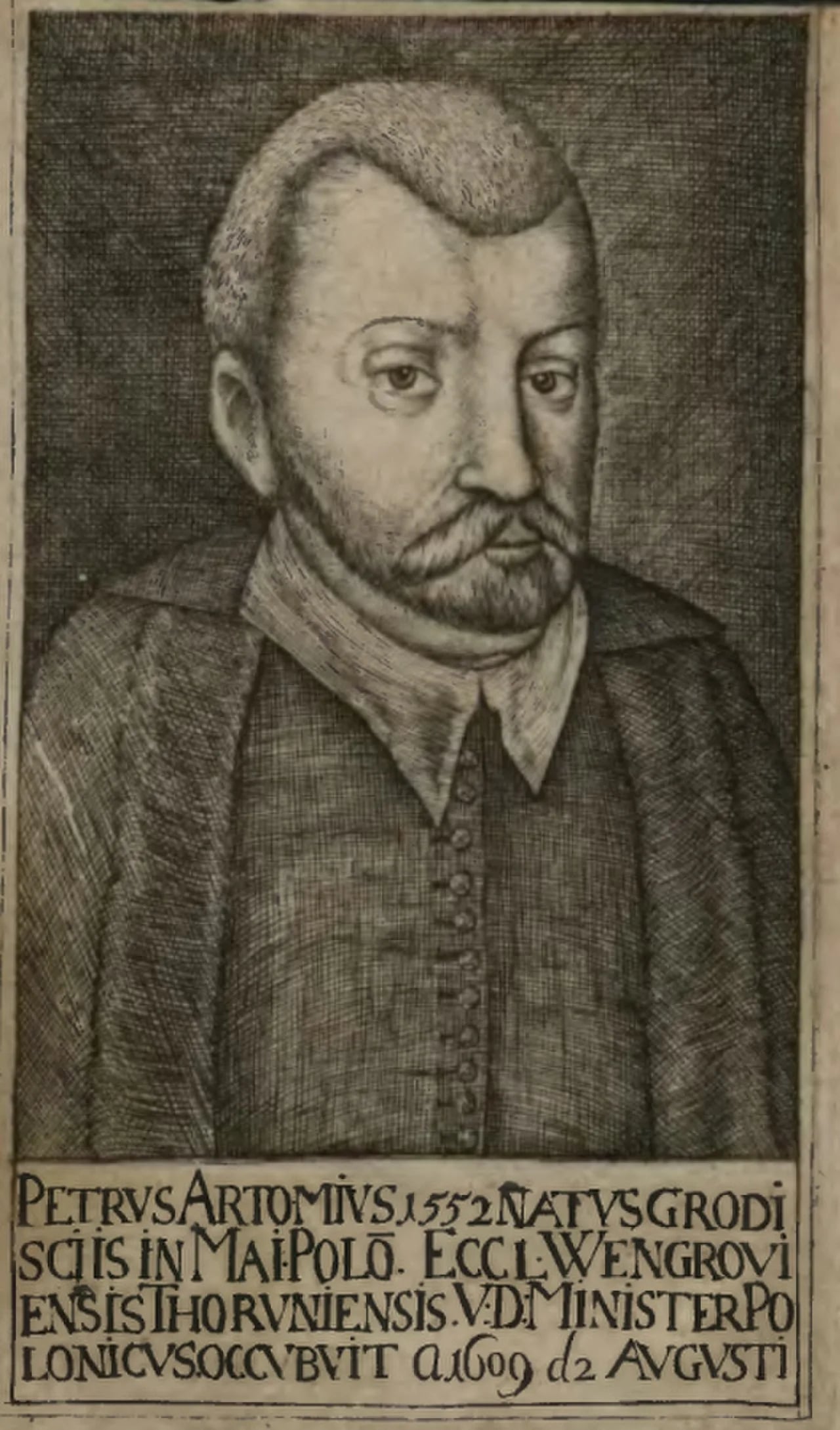 Portrait of Petrus Artomius (1552–1609) – memorial page