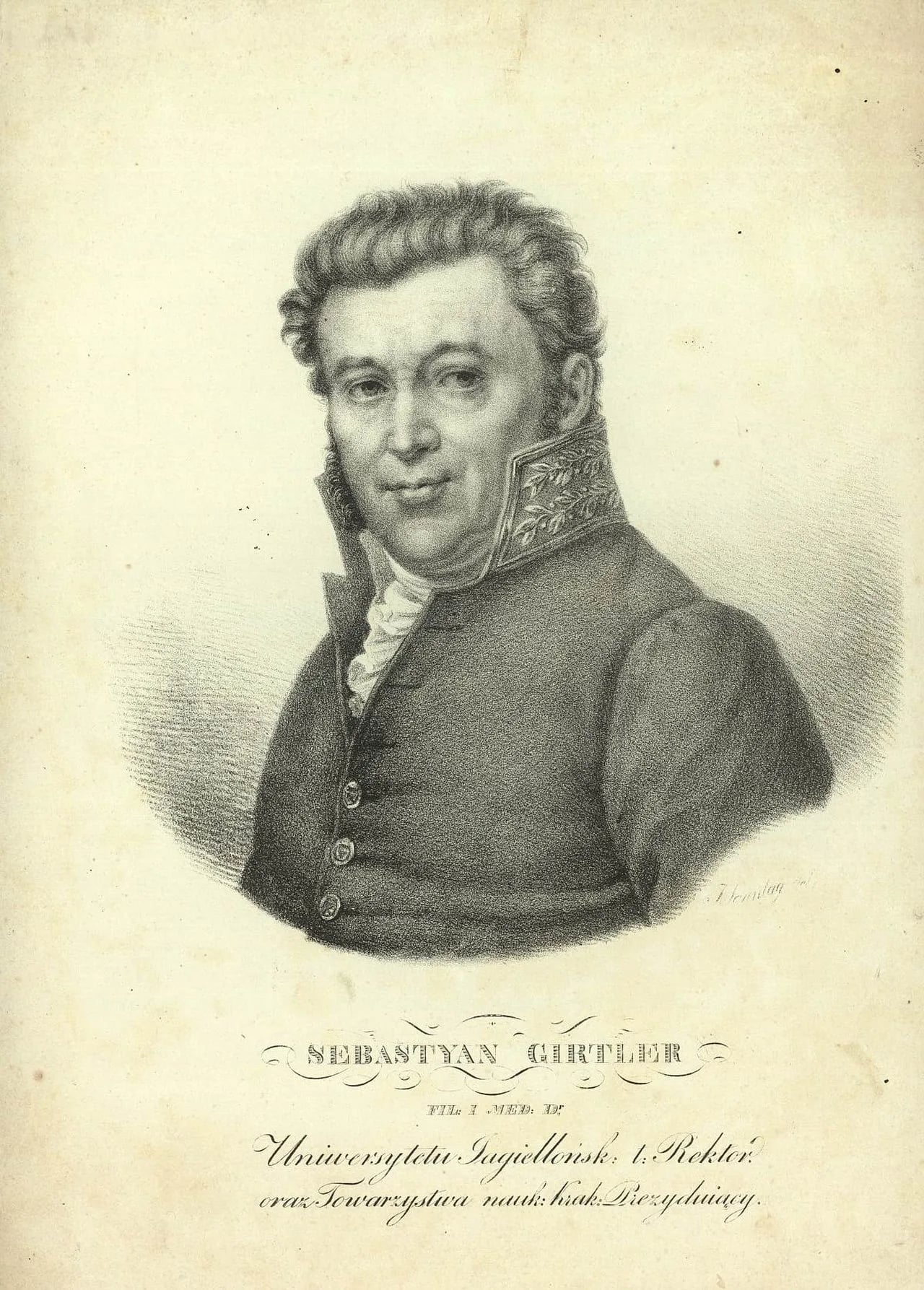 Portrait of Sebastian Girtler (1767–1833) – memorial page