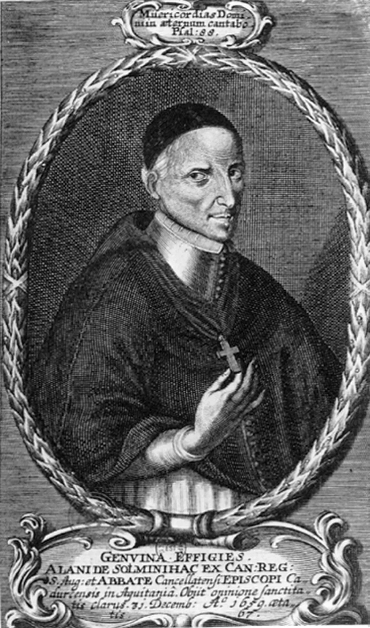 Porträt von Alain de Solminihac (1593–1659) – Gedenkseite
