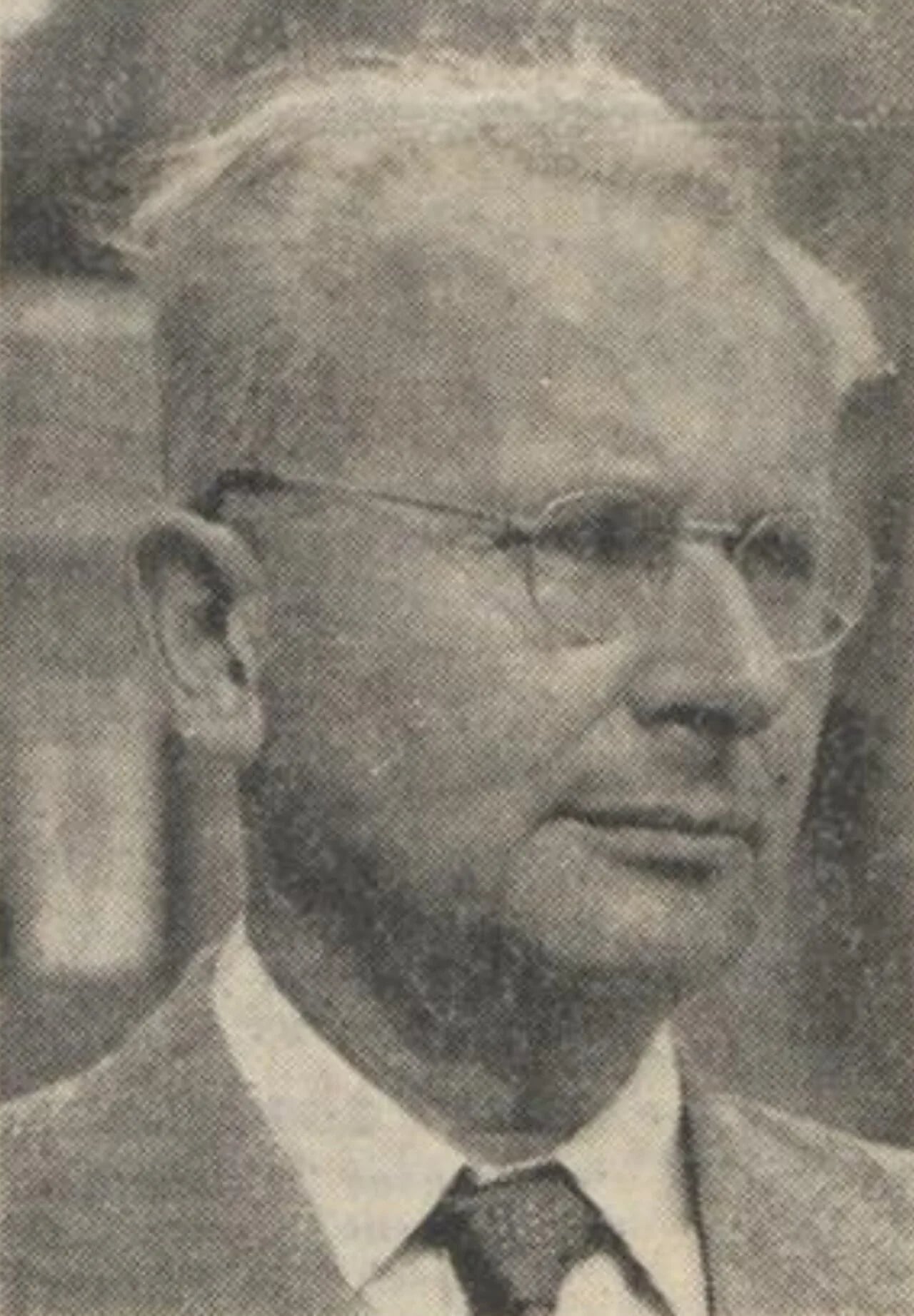 Porträt von Sijtze de Jong (1901–1995) – Gedenkseite