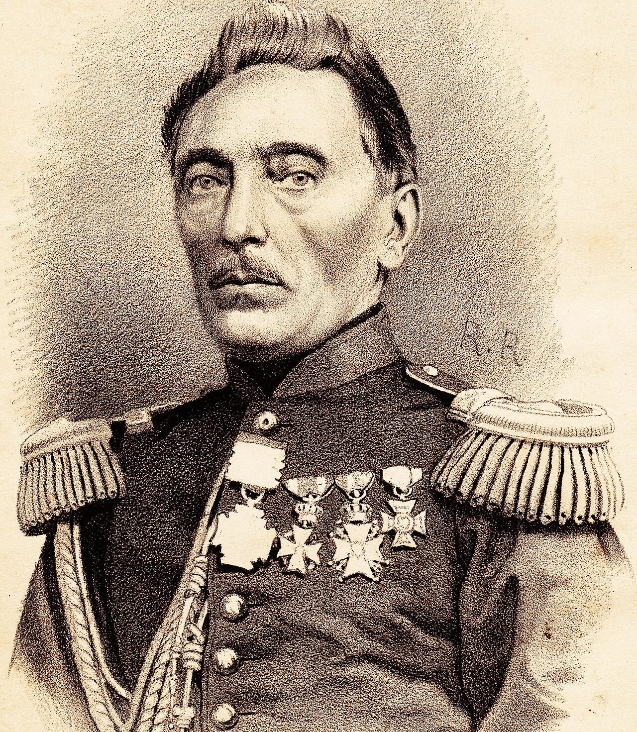 Portrait of Everhard Christiaan Frederik Happé (1817–1872) – memorial page