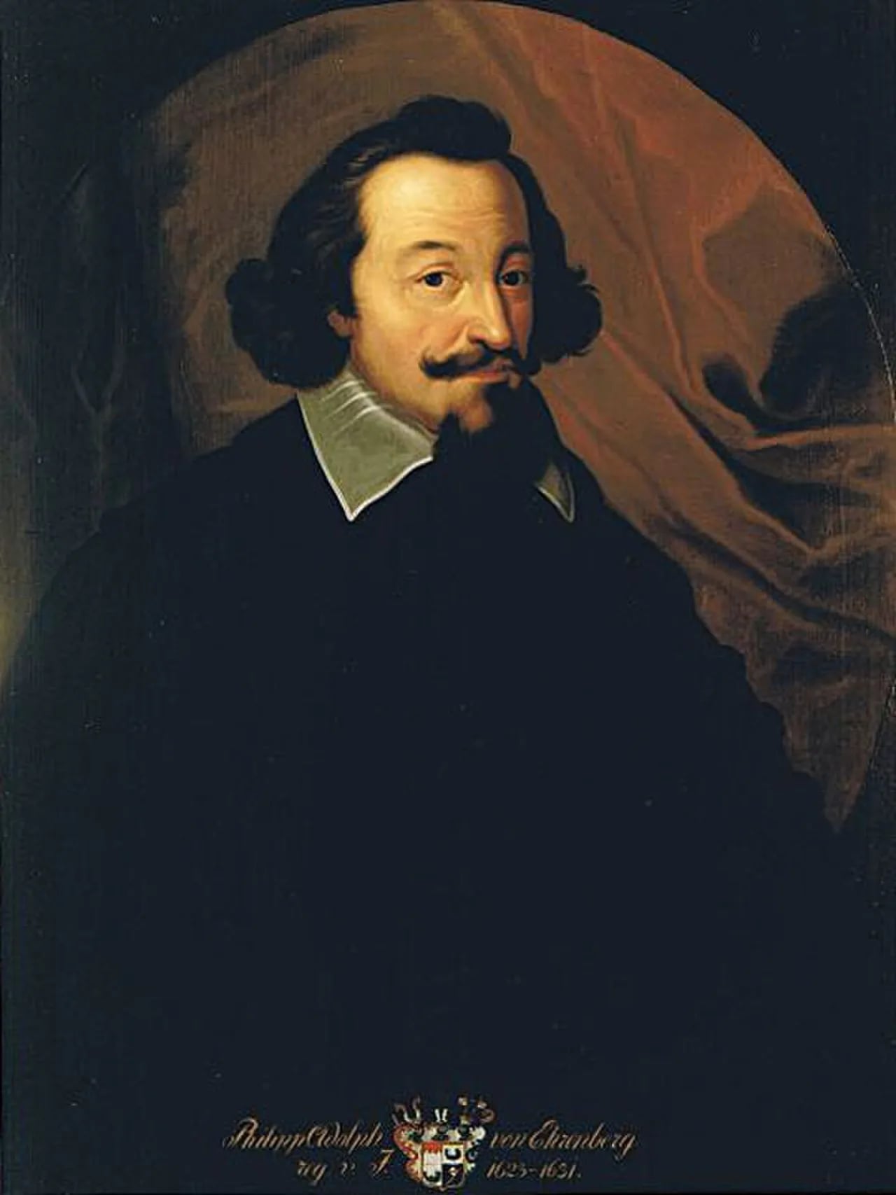 Porträt von Philipp Adolf von Ehrenberg (1583–1631) – Gedenkseite
