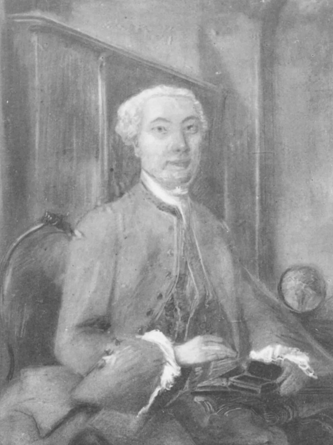 Porträt von Philipp Caspar Lamprecht (1695–1757) – Gedenkseite