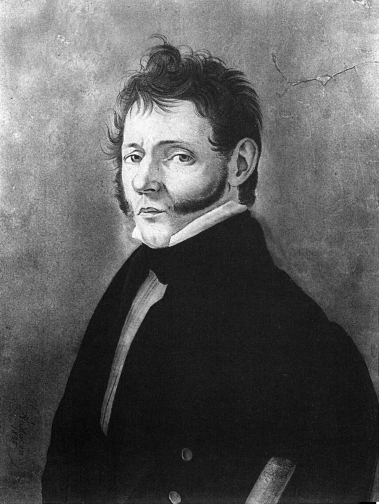 Porträt von Pierre Bossier (1797–1844) – Gedenkseite