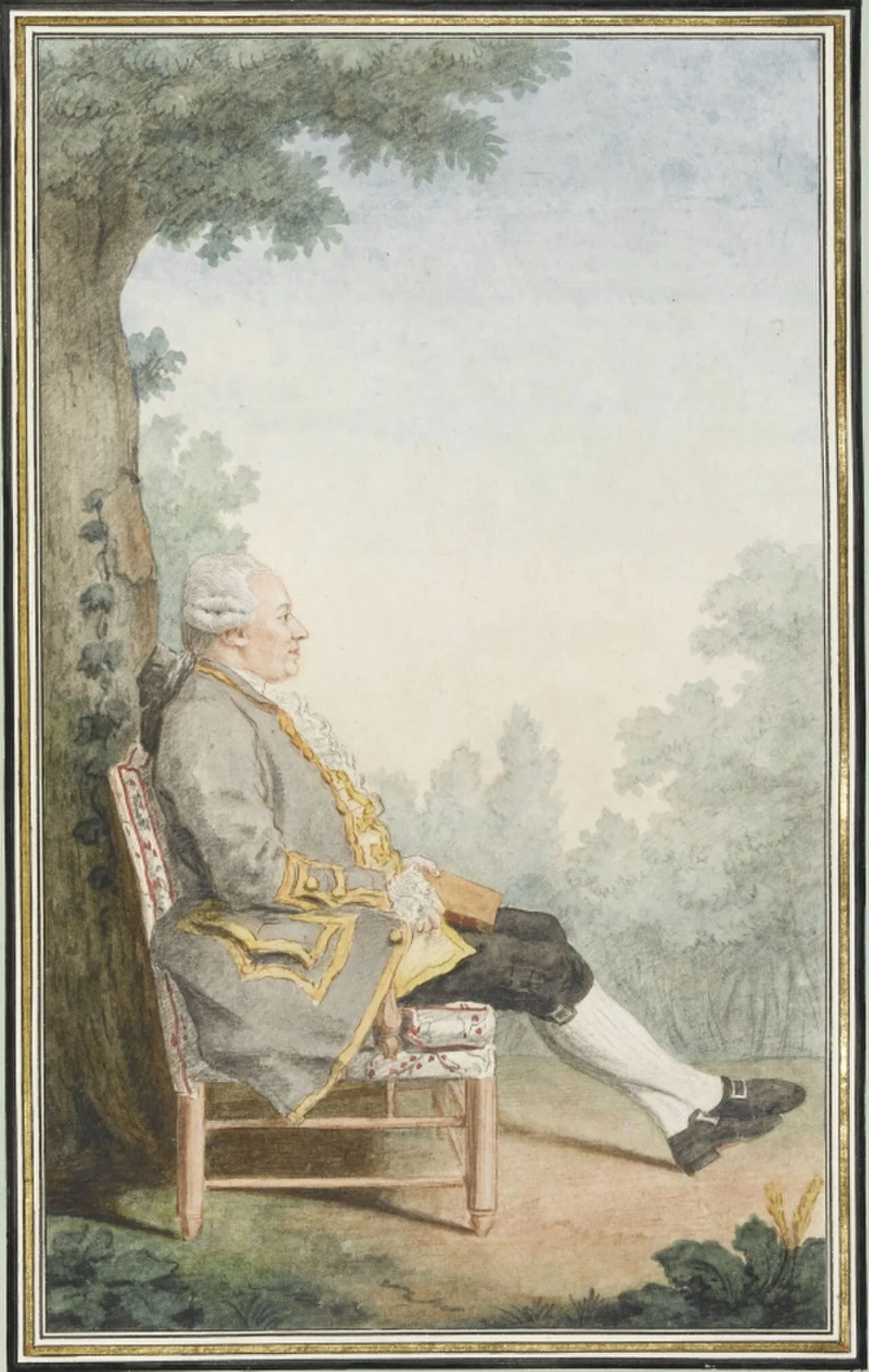 Porträt von Pierre Chrysostème d’Usson de Bonnac (1724–1782) – Gedenkseite