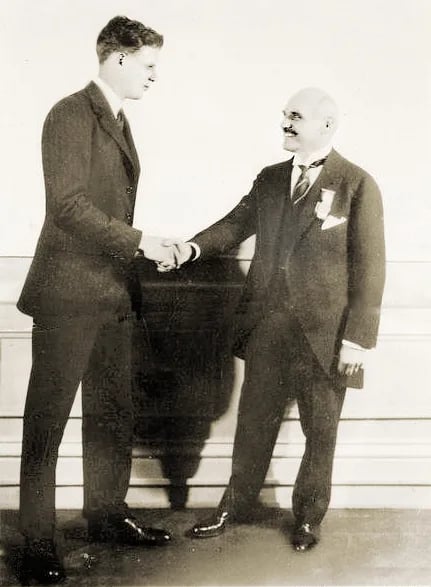 Porträt von Raymond Orteig (1870–1939) – Gedenkseite