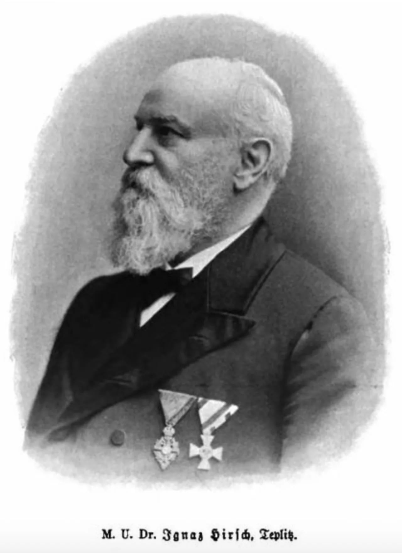 Portrait of Ignaz Hirsch (1834–1910) – memorial page