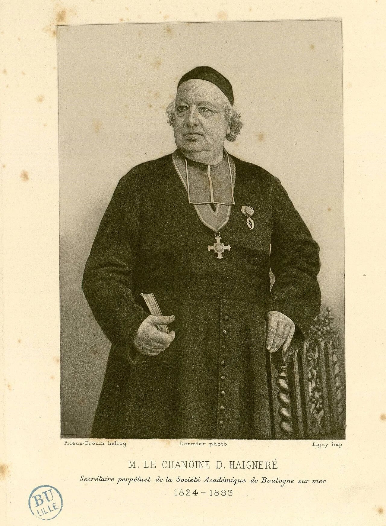 Portrait of Daniel Haigneré (1824–1893) – memorial page