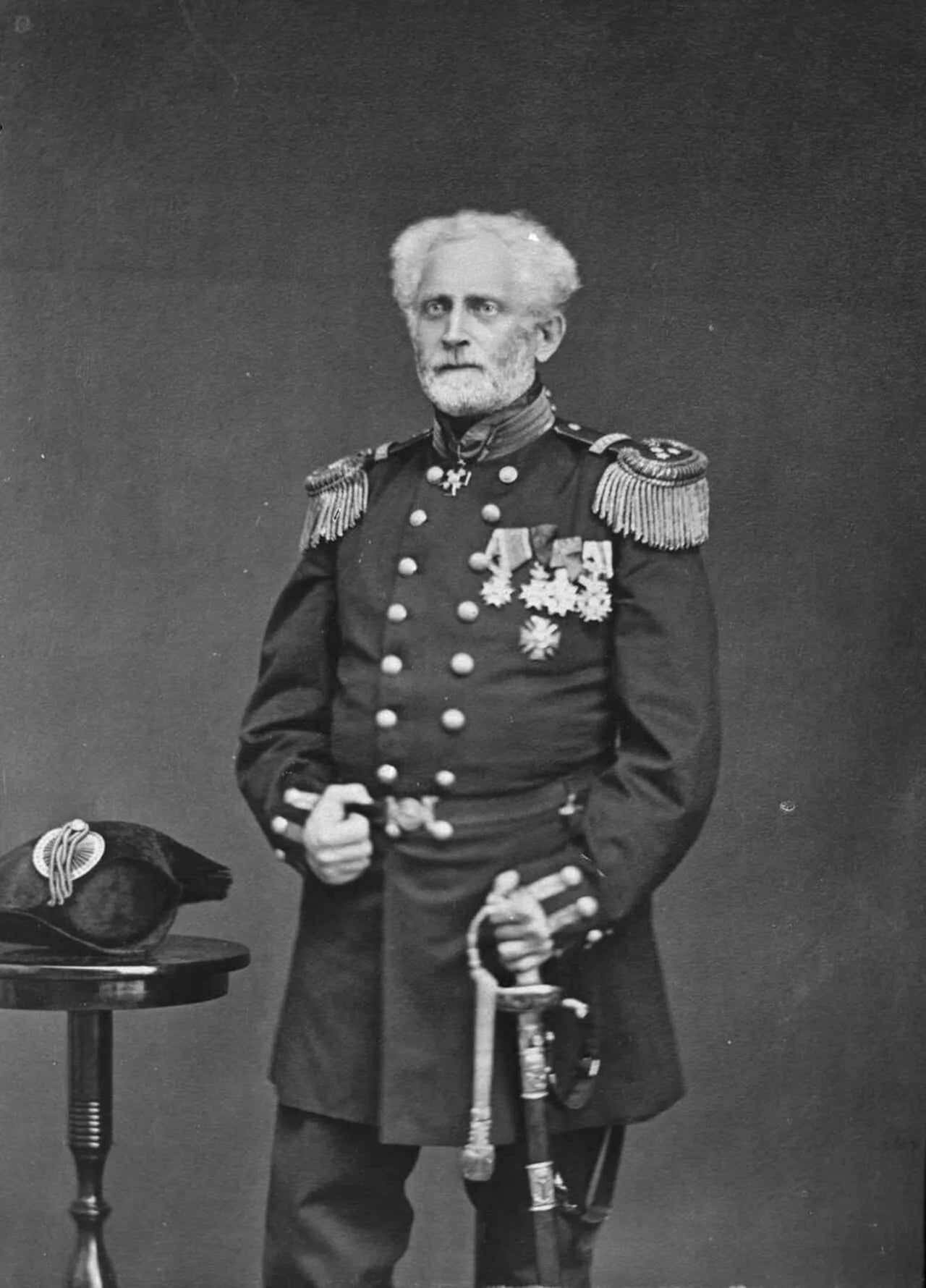 Porträt von Baltazar Sechmann Fleischer (1810–1885) – Gedenkseite
