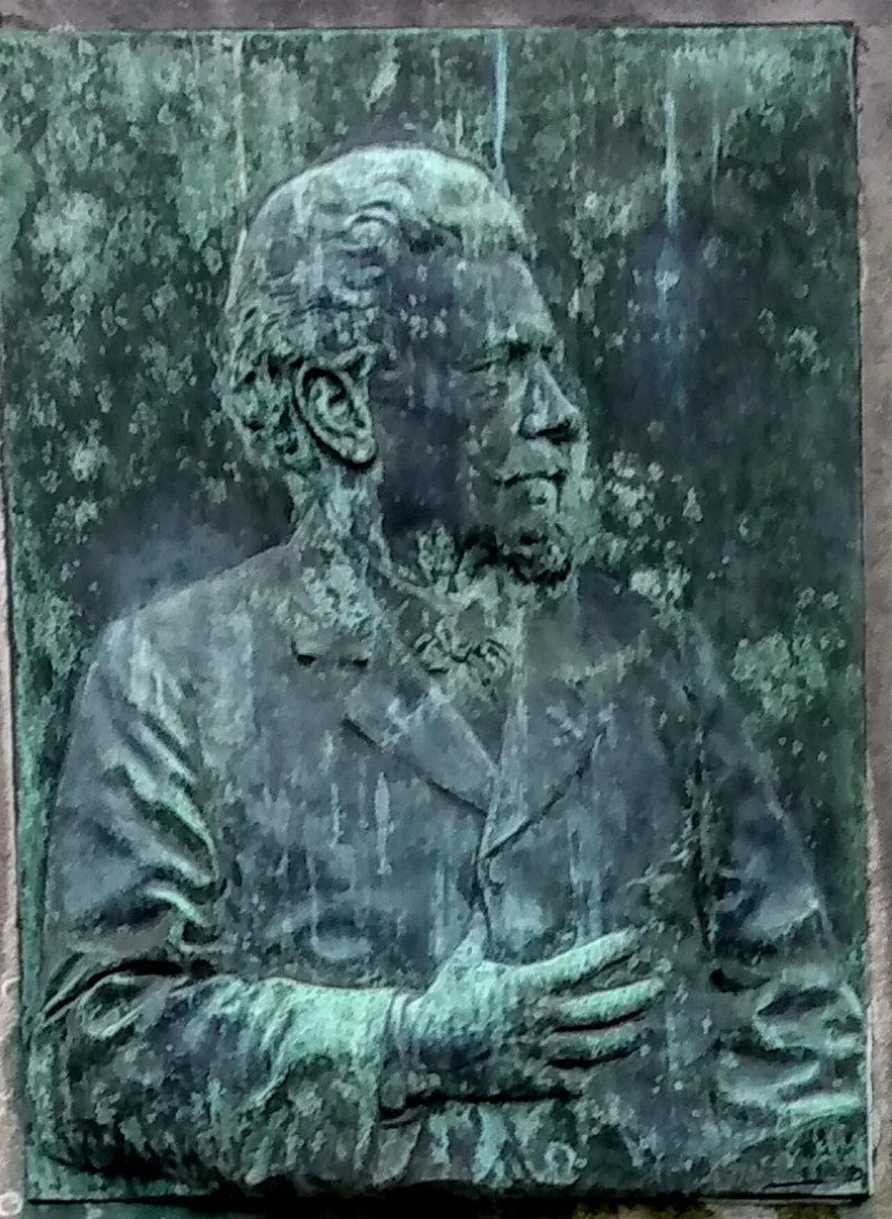 Porträt von Edward Blaes (1846–1909) – Gedenkseite