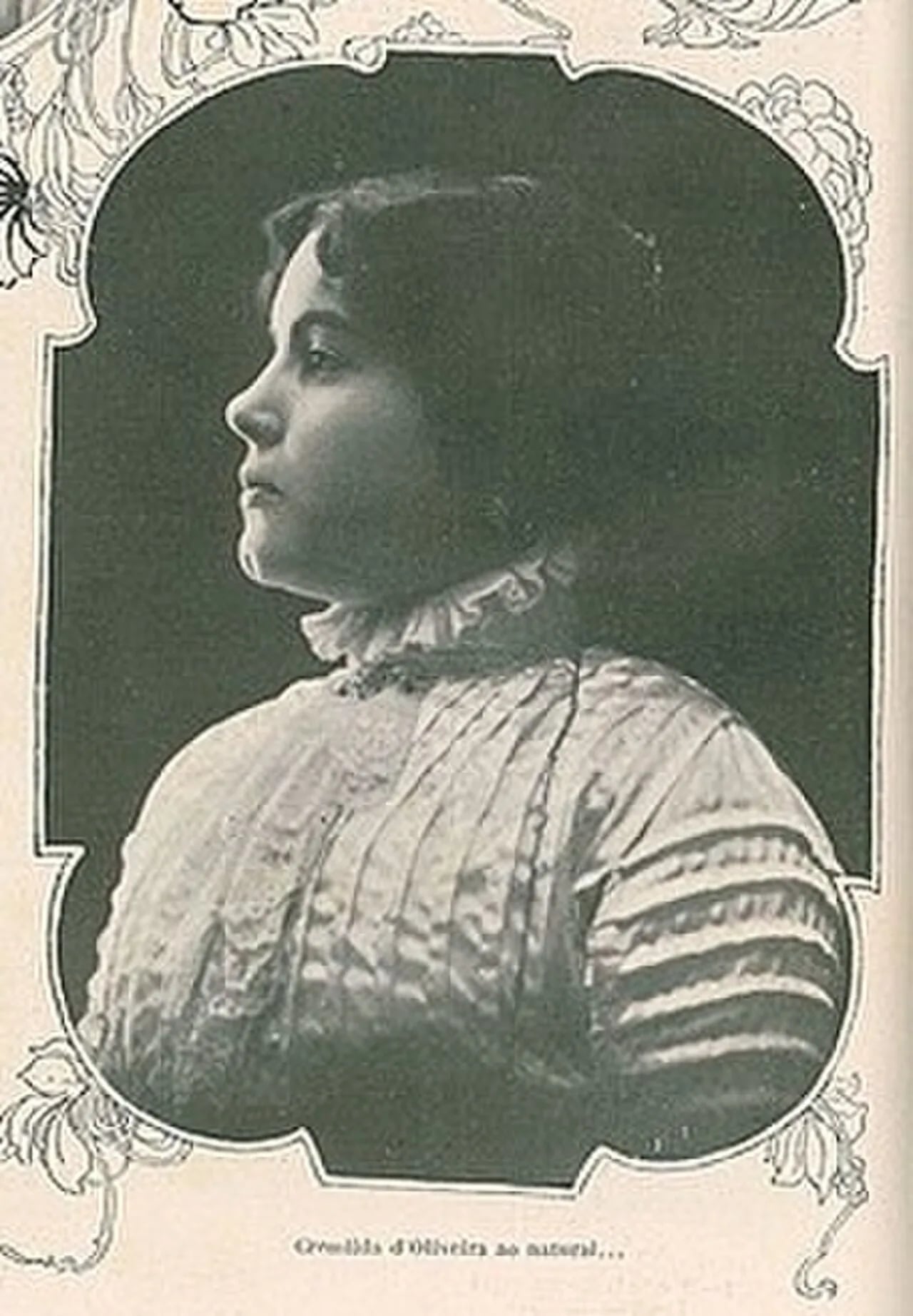 Porträt von Cremilda de Oliveira (1887–1969) – Gedenkseite