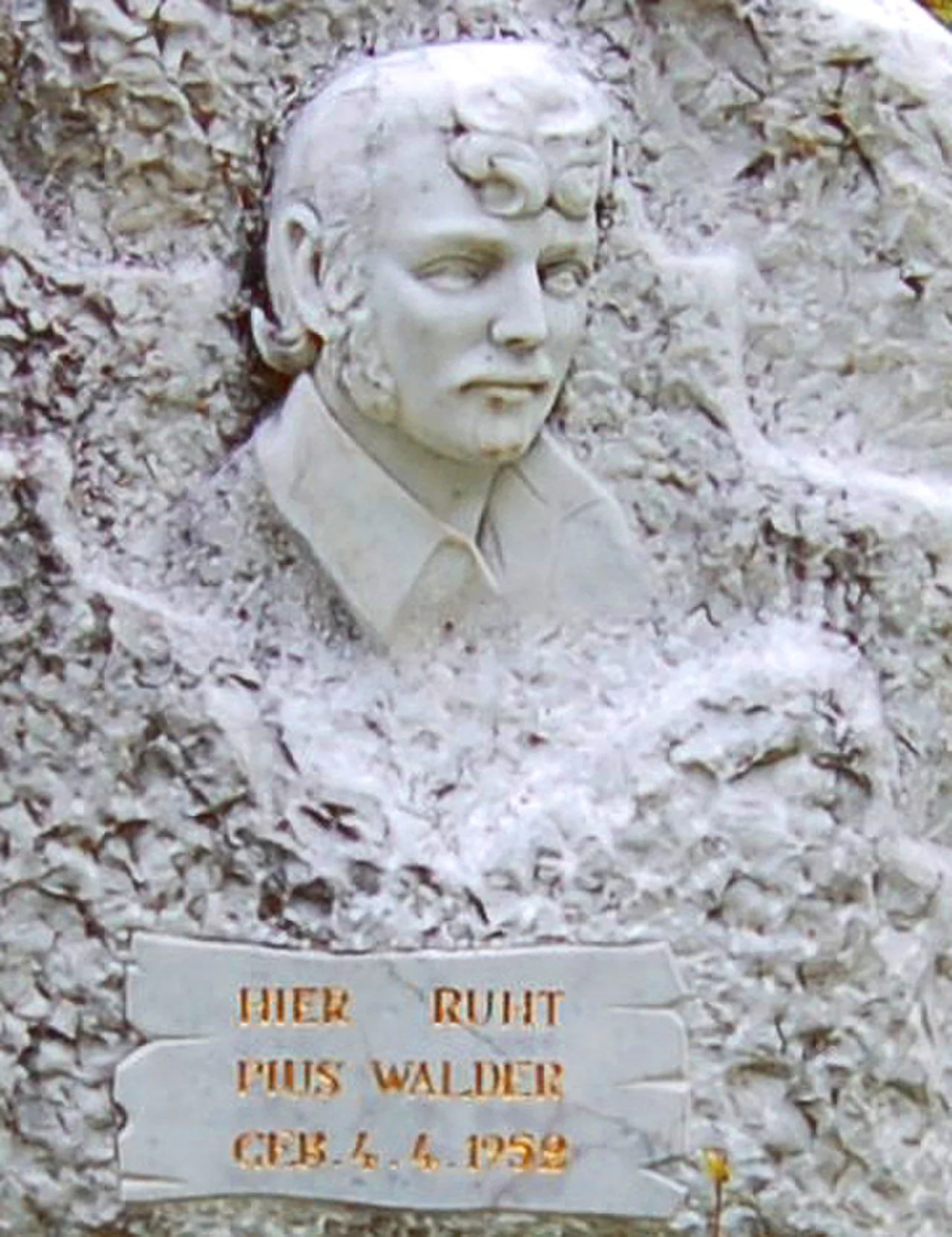 Porträt von Pius Walder (1952–1982) – Gedenkseite