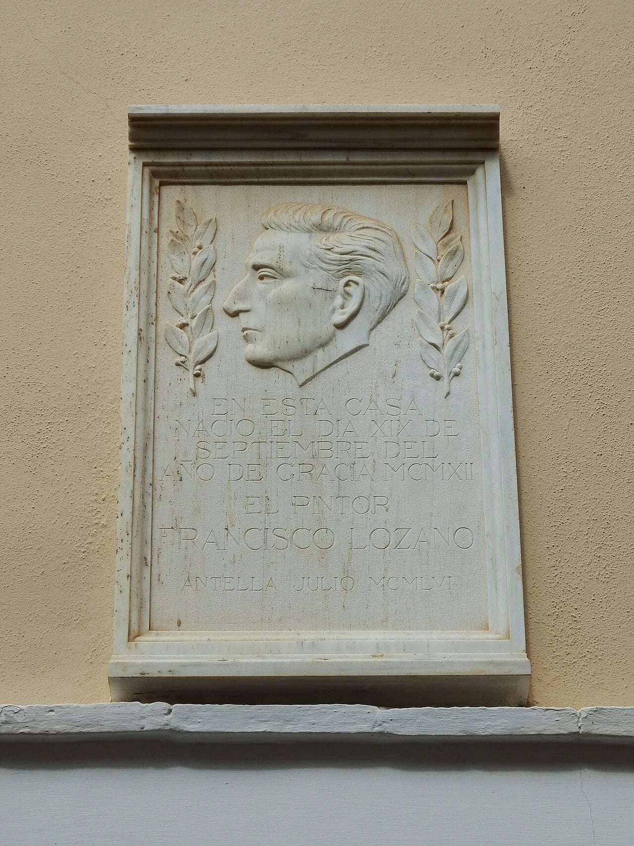 Porträt von Francisco Lozano (1912–2000) – Gedenkseite