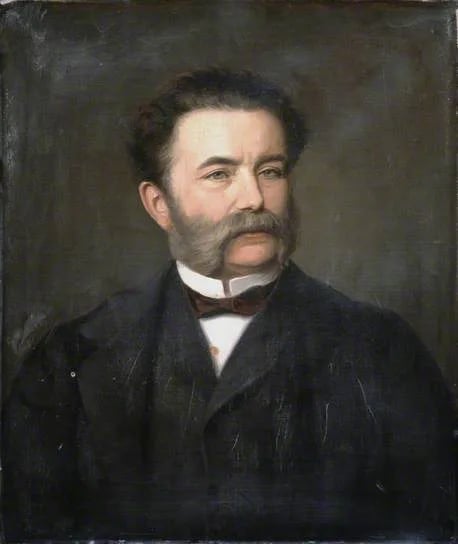 Porträt von Frederick William Hamilton (1815–1890) – Gedenkseite