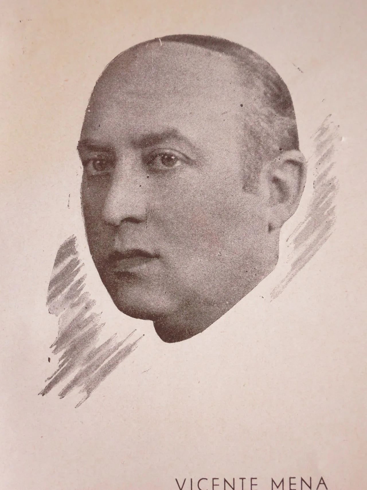 Portrait of Vicente Mena Pérez (1896–1954) – memorial page