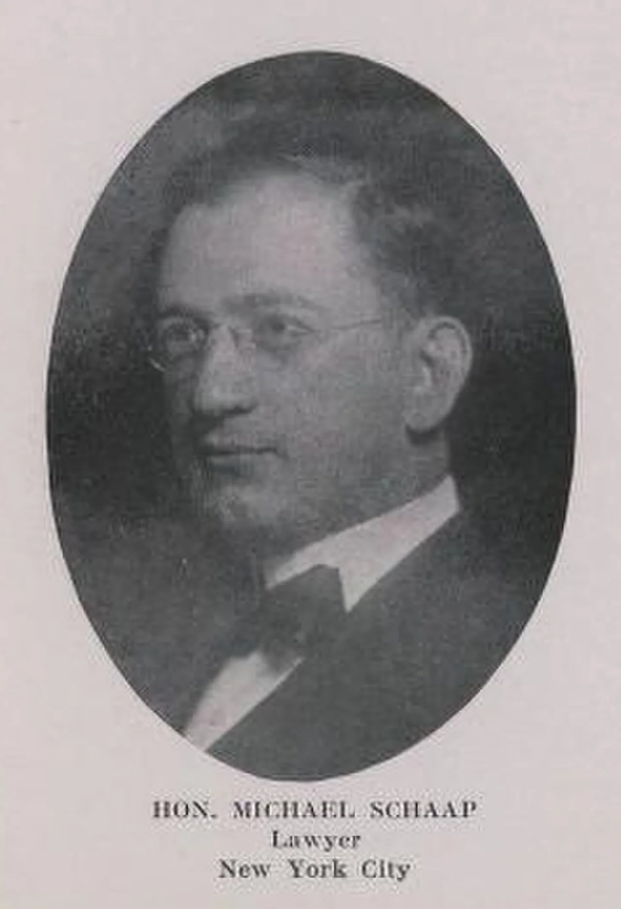 Portrait of Michael Schaap (1874–1957) – memorial page