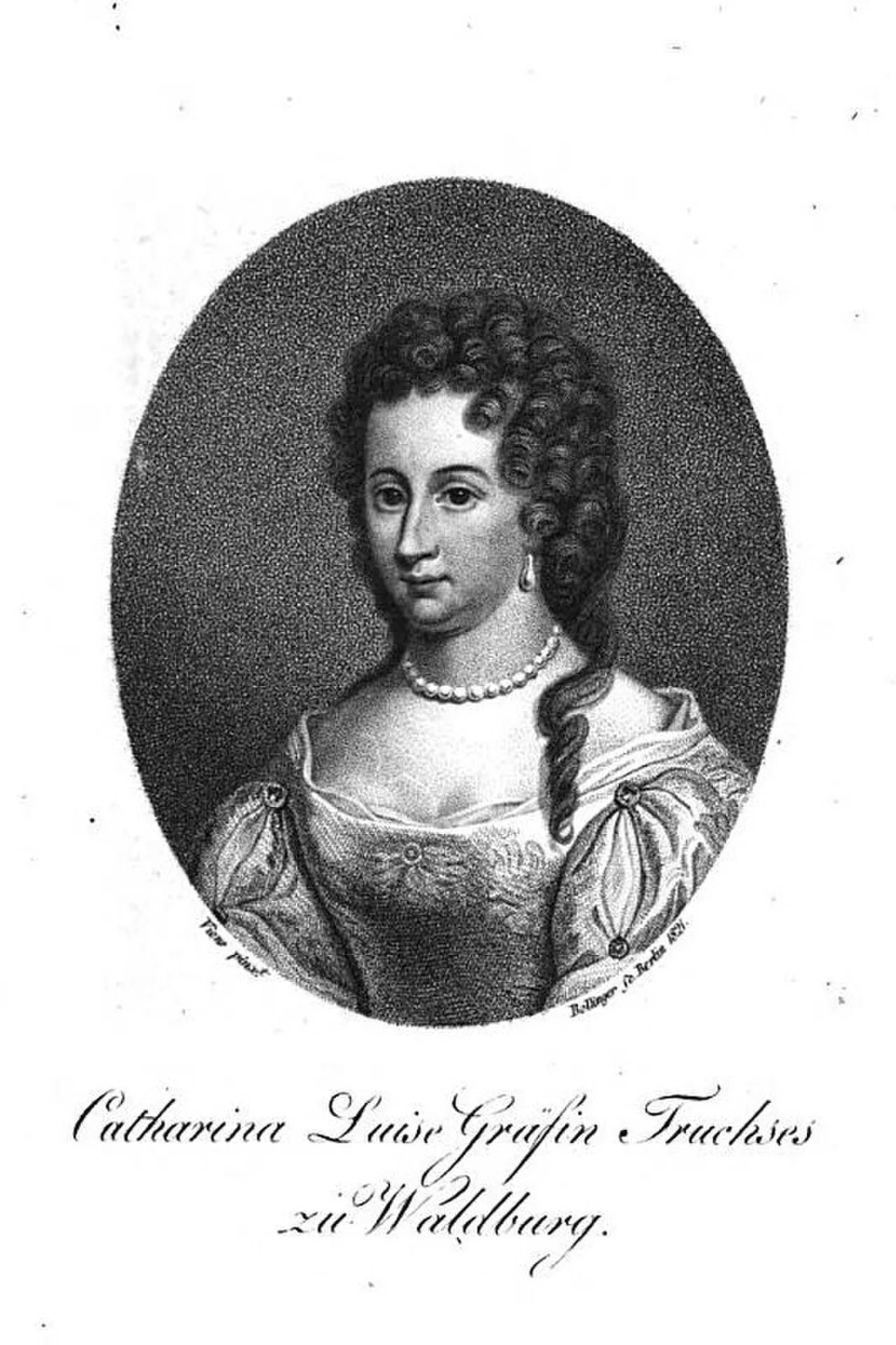 Portrait of Luise Katharina von Rautter (1650–1703) – memorial page