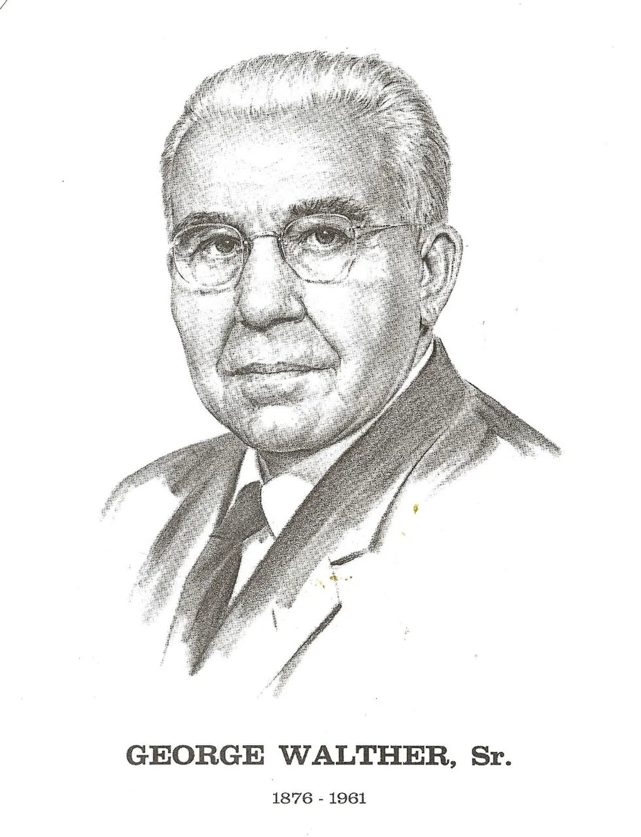 Porträt von George Walther Sr. (1876–1961) – Gedenkseite