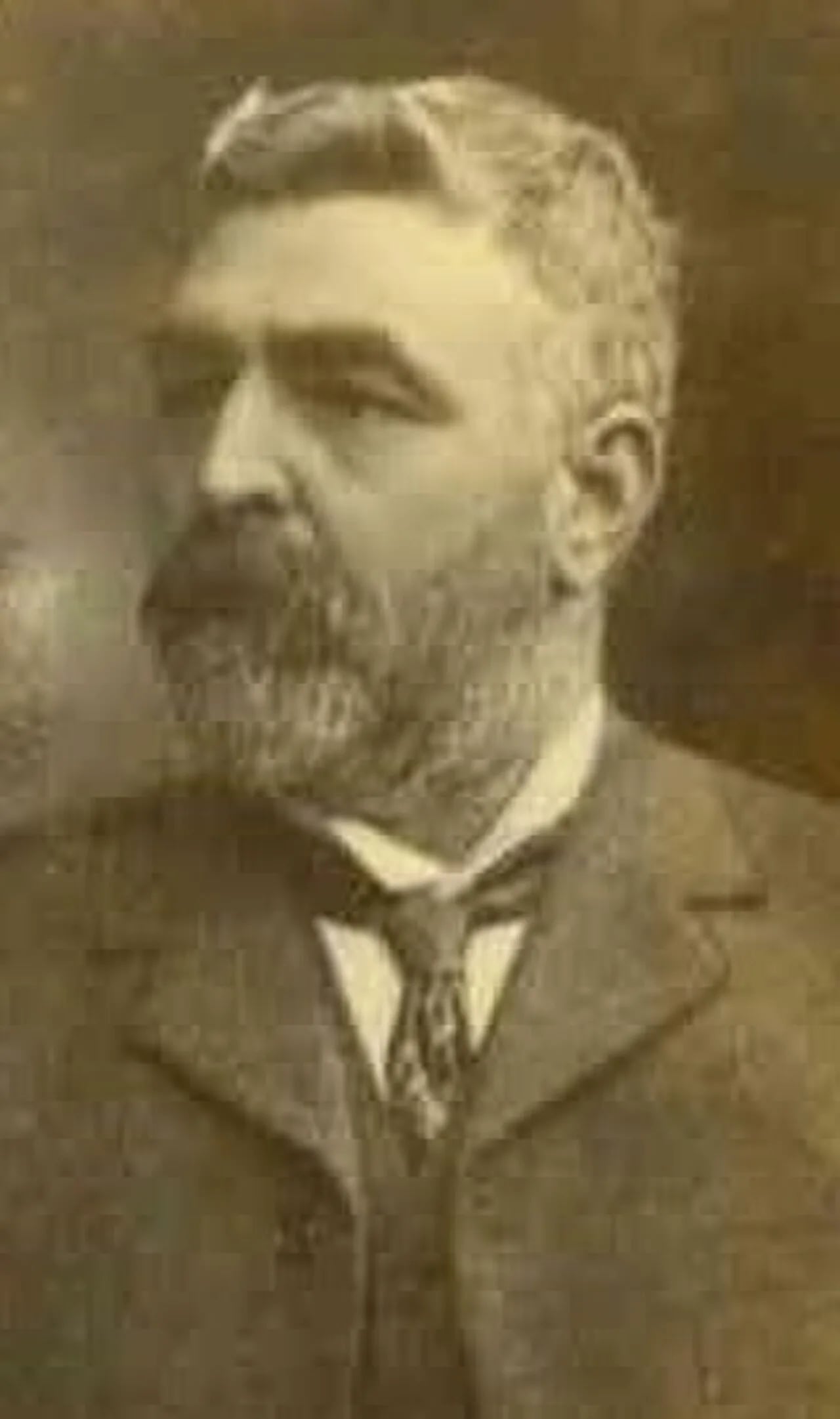 Porträt von David James (1854–1926) – Gedenkseite