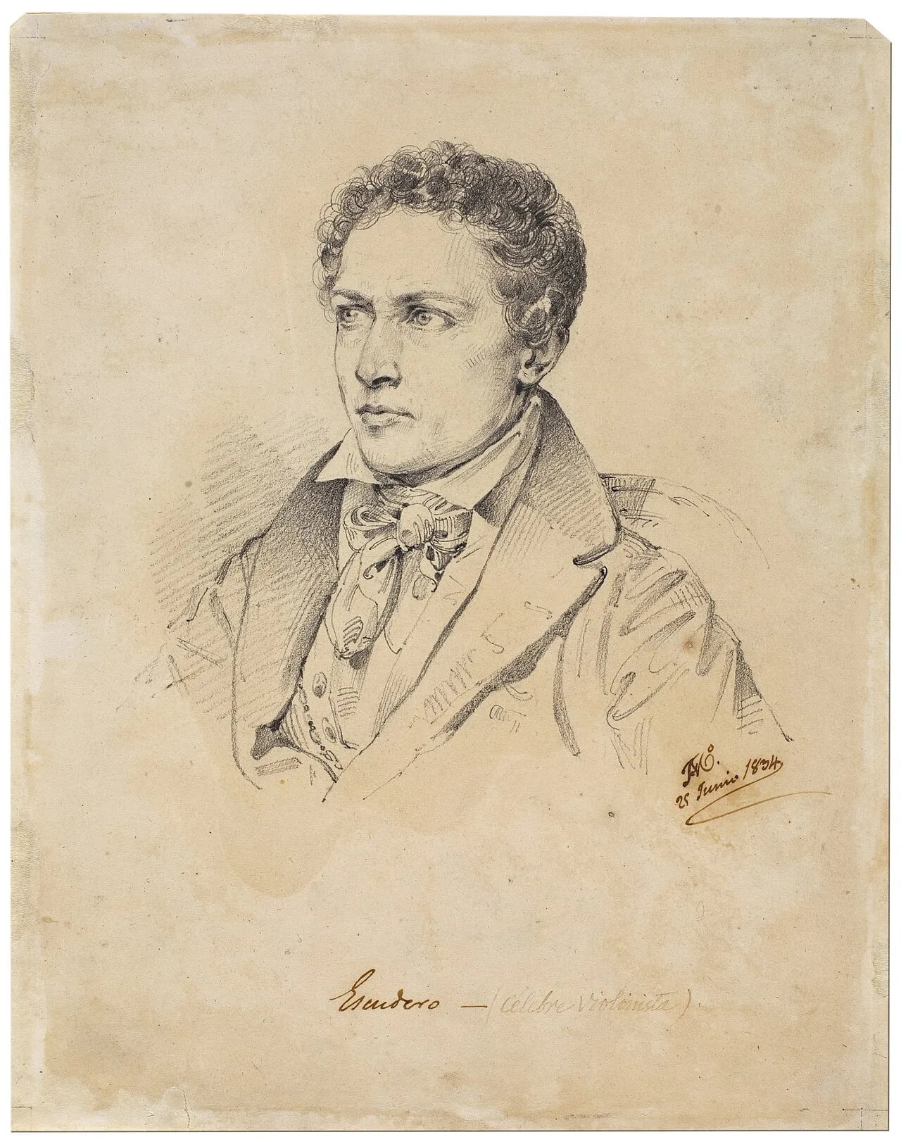 Porträt von Pedro Escudero (1791–1868) – Gedenkseite