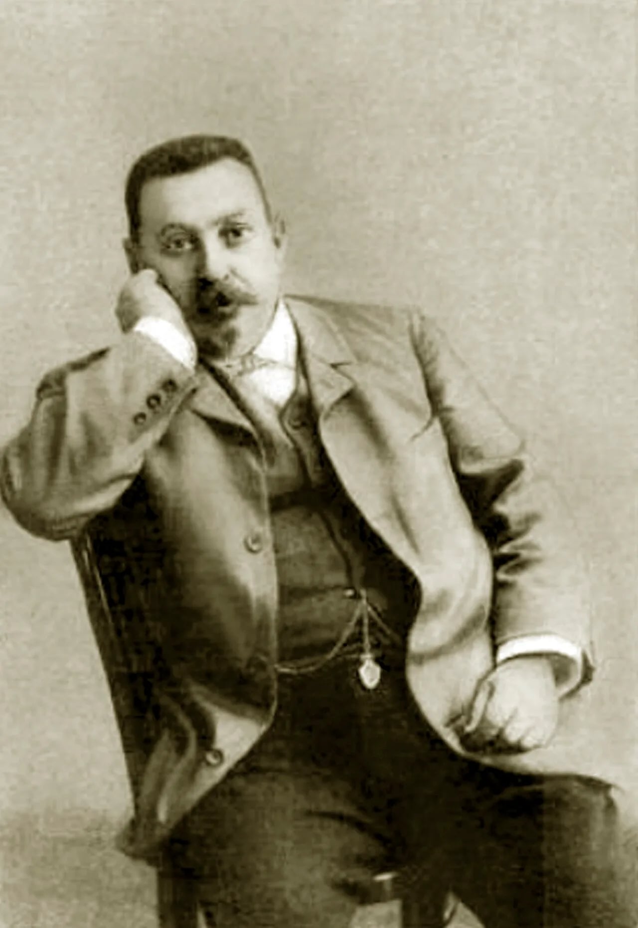 Porträt von Mikhail Van Puteren (1853–1908) – Gedenkseite