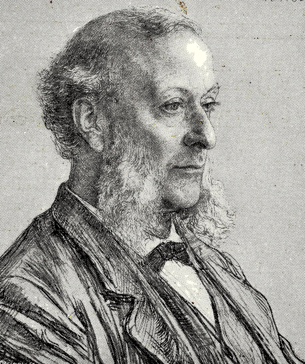 Porträt von Albert Cornelis Vreede (1840–1908) – Gedenkseite